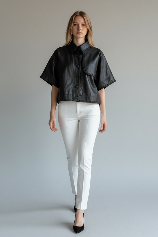 Scarlett Poppies Vontel Cape in Onyx