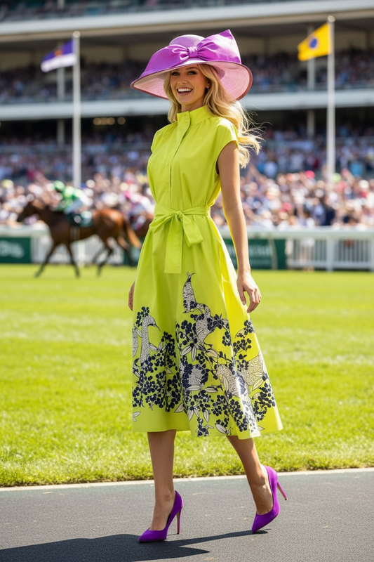 Psophia Sleeveless Flash Lemon Dress