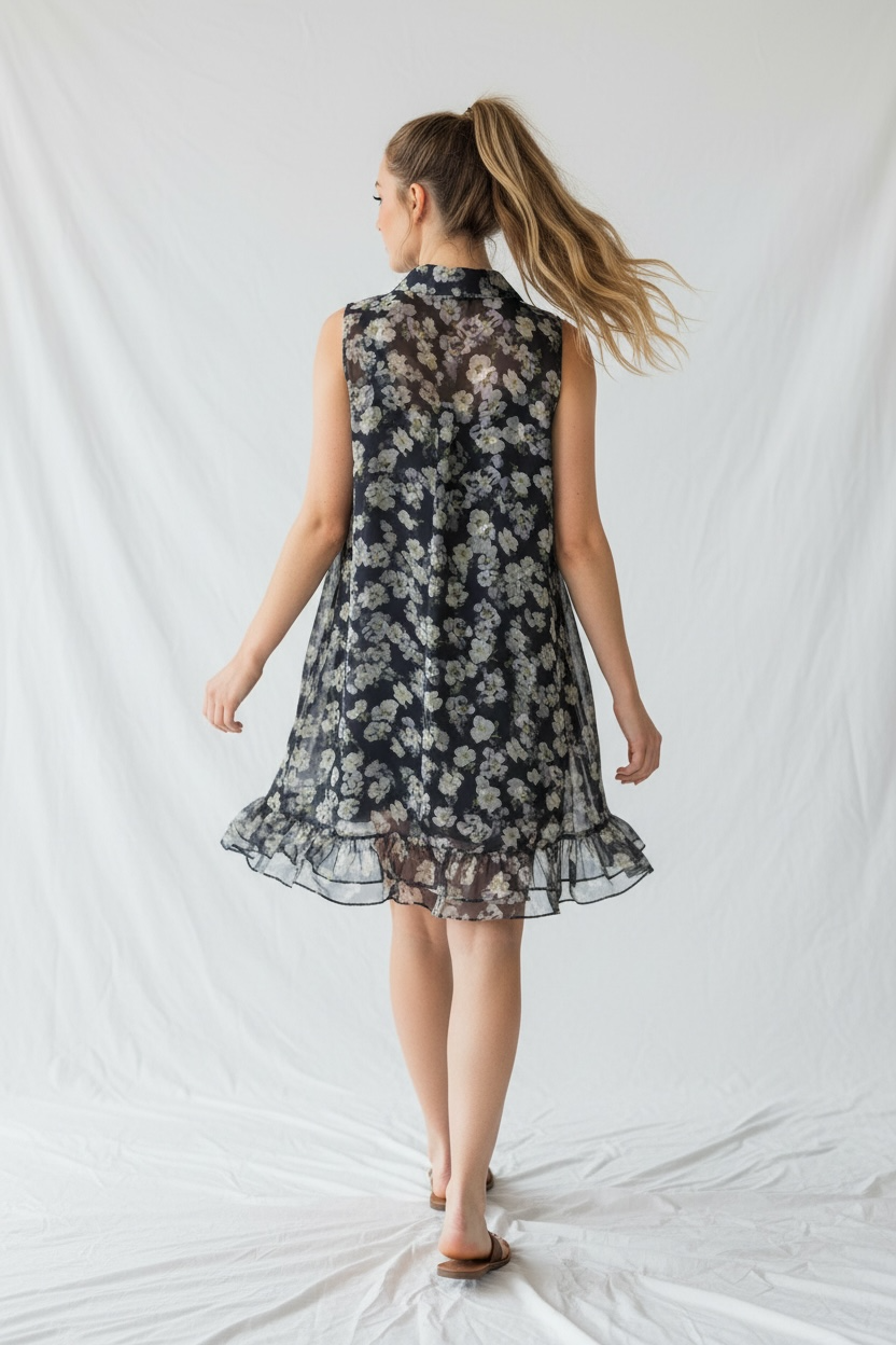 Cinq a Sept Mini Tossed Poppies Brisbane Dress