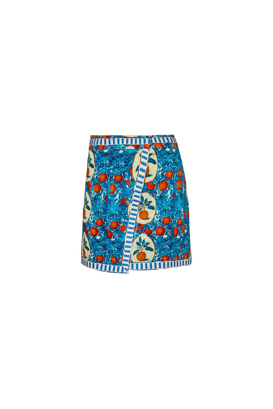 Hunter Bell-Powell Skirt-Orange Grove