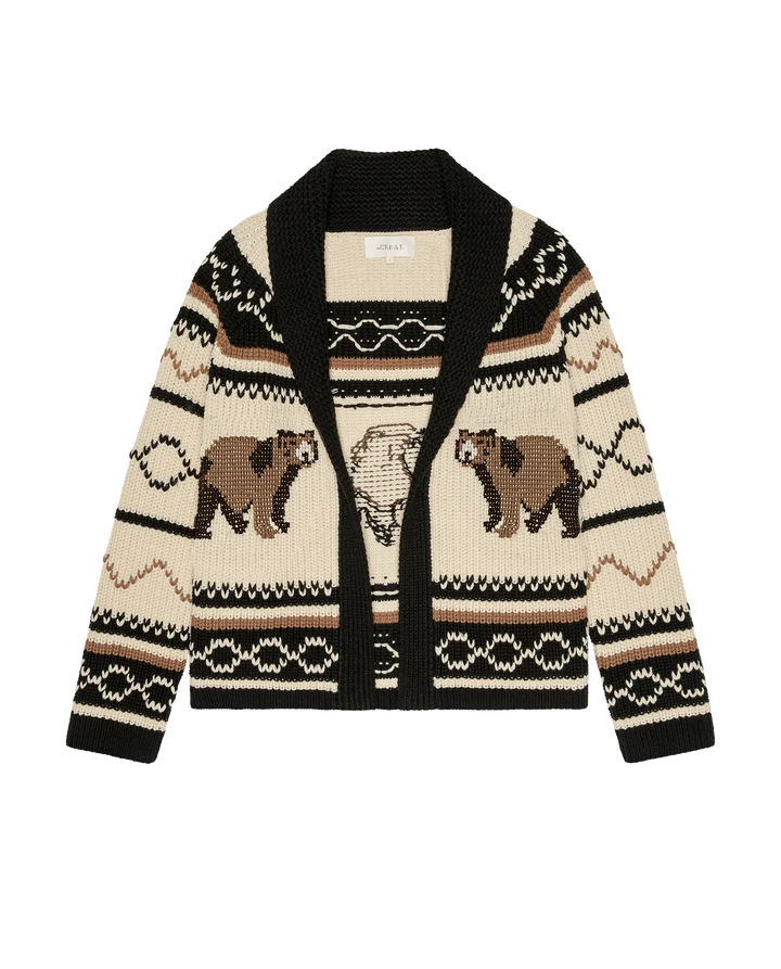 The Great - The Bear Lodge Cardigan - Black