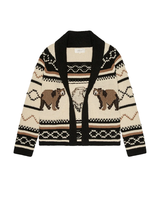 The Great - The Bear Lodge Cardigan - Black