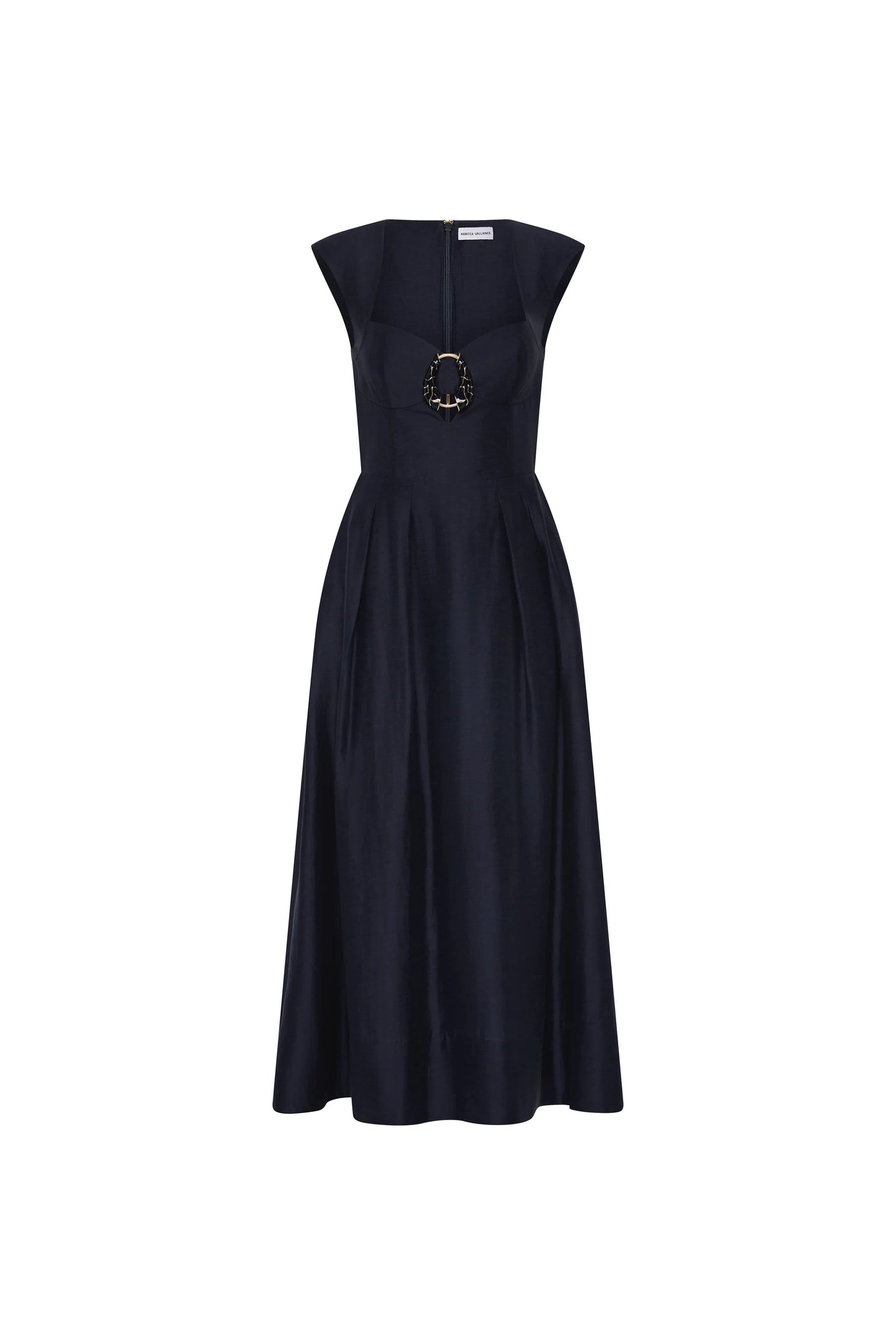 Rebecca Vallance Serenity Midi Dress in Navy
