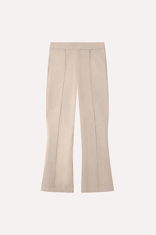 Minnie Rose - Viscose Kick Flare Pant - Brown Sugar