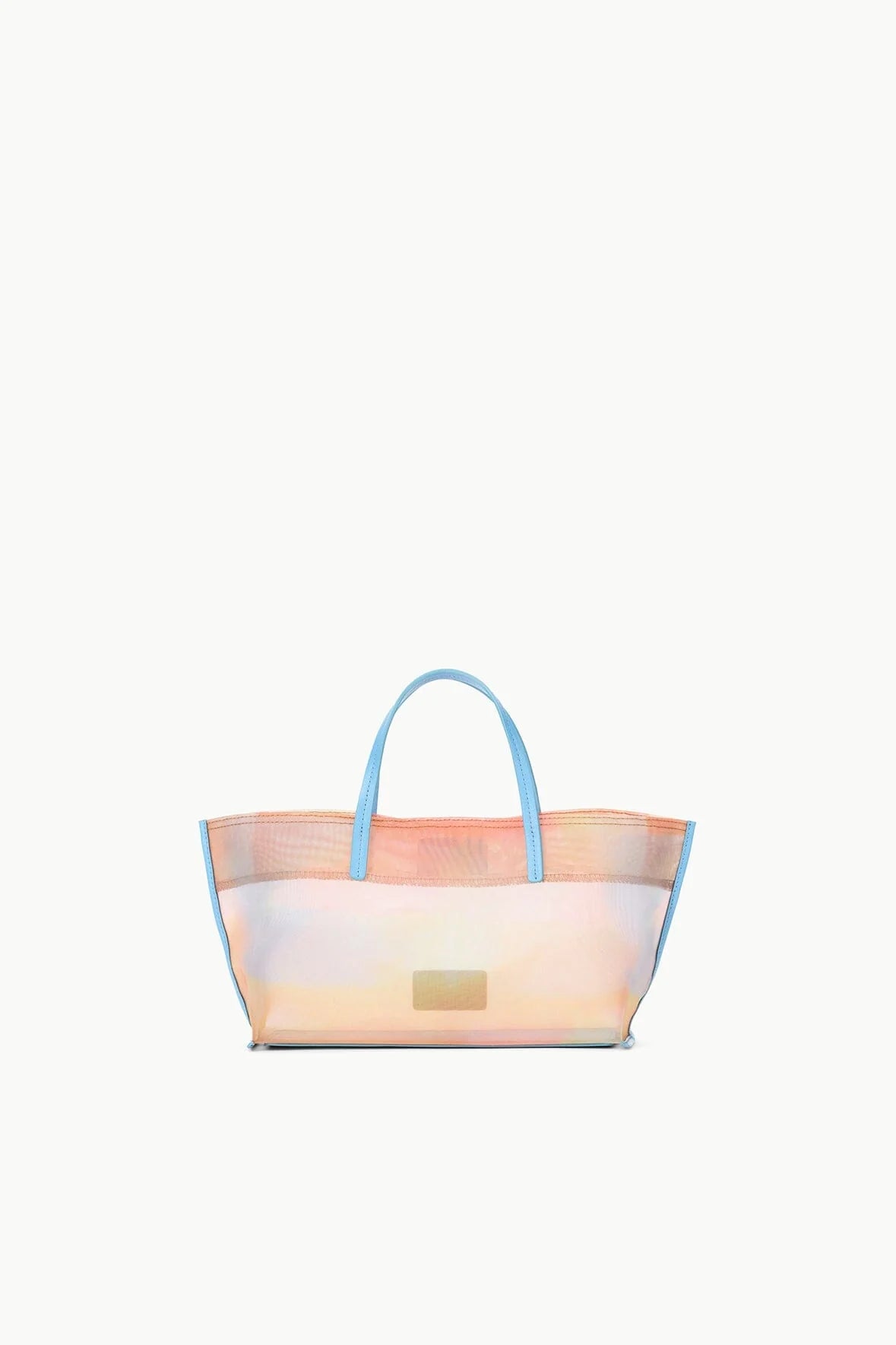 Staud Christos Mini Mesh Tote Pastel Clouds