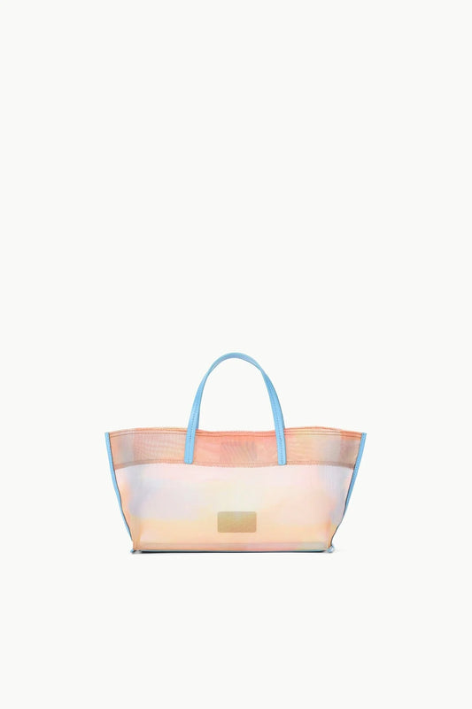 Staud Christos Mini Mesh Tote Pastel Clouds
