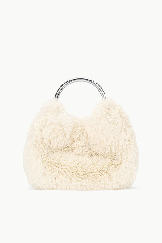 Staud - Romeo Faux Fur Bag - Cream