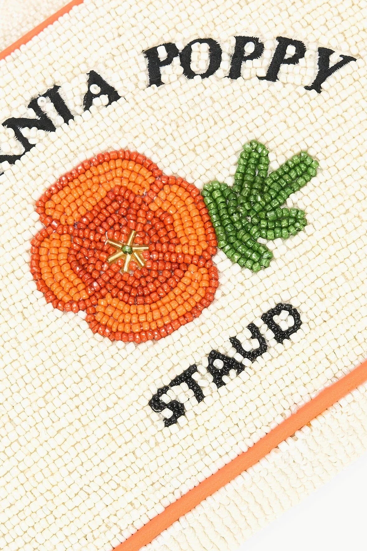 Tommy Beaded Bag California Poppy