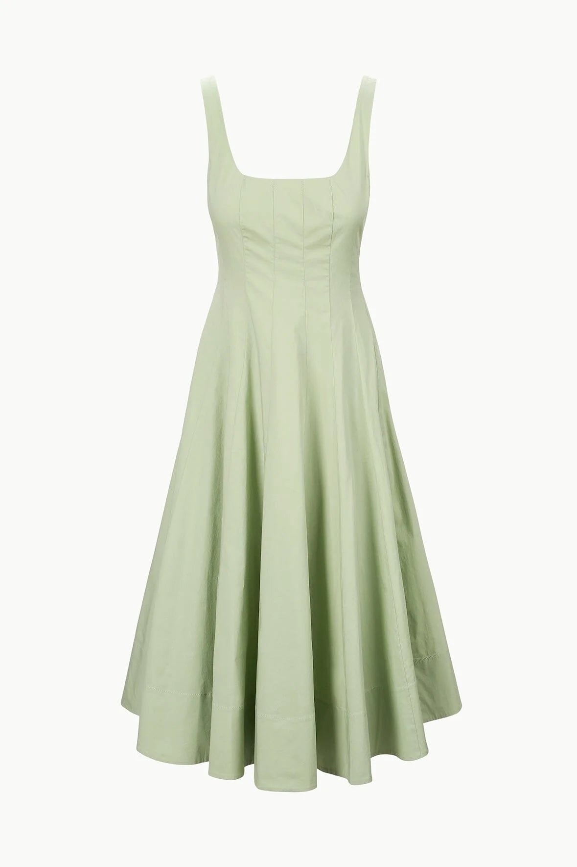 Staud-Wells Dress Pale Jade