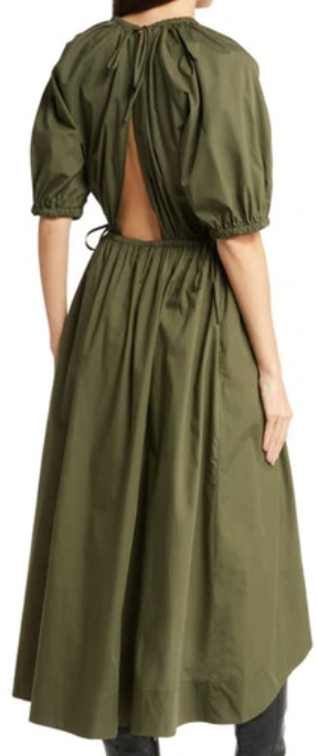 Closed- Backless Dress- Pine Green - LAST ONE