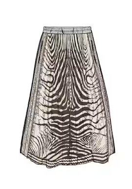 Me369 - Vanessa Midi Skirt - Noir Muse