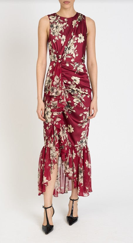 Cinq a Sept - Cyrus Dress - Berrywine/Gardenia