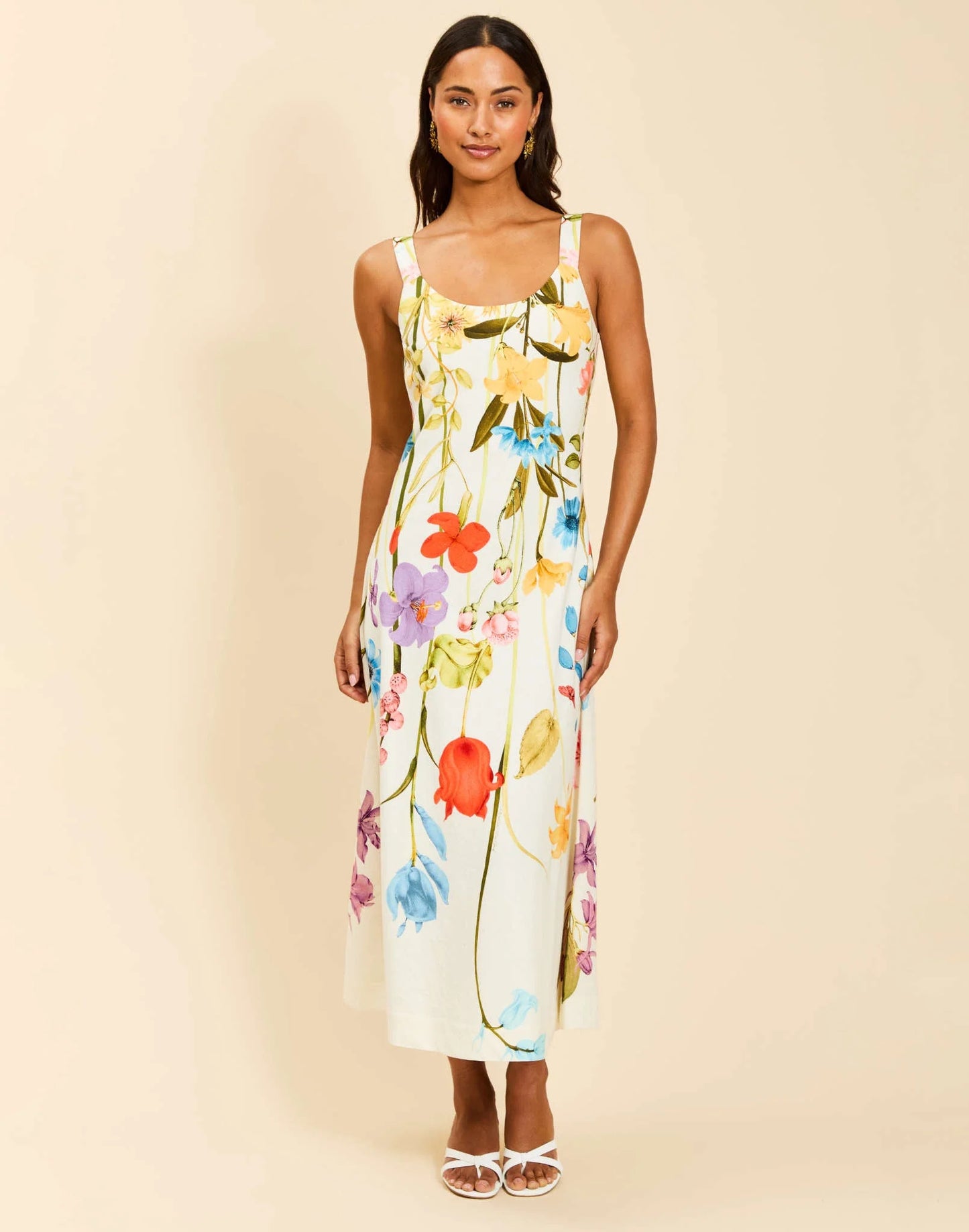 Mestiza - Sugarcane Slip Dress - Garden Muse