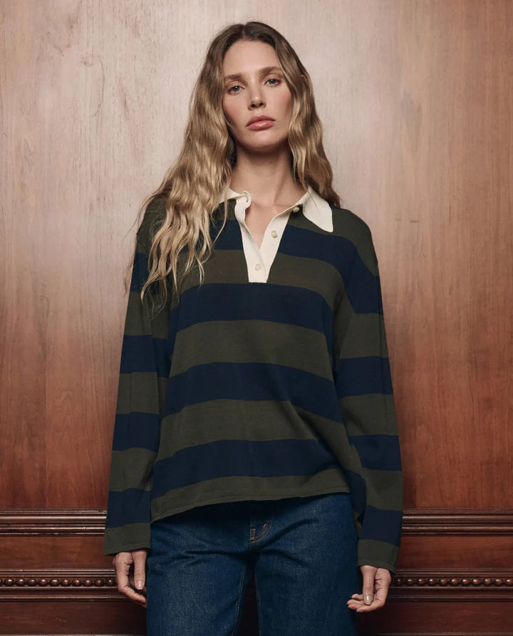 The Great - Academy Polo - Army League Stripe