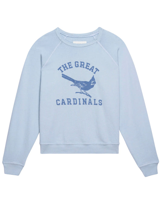 The Great - Shrunken Sweatshirt - Cardinal Graphic