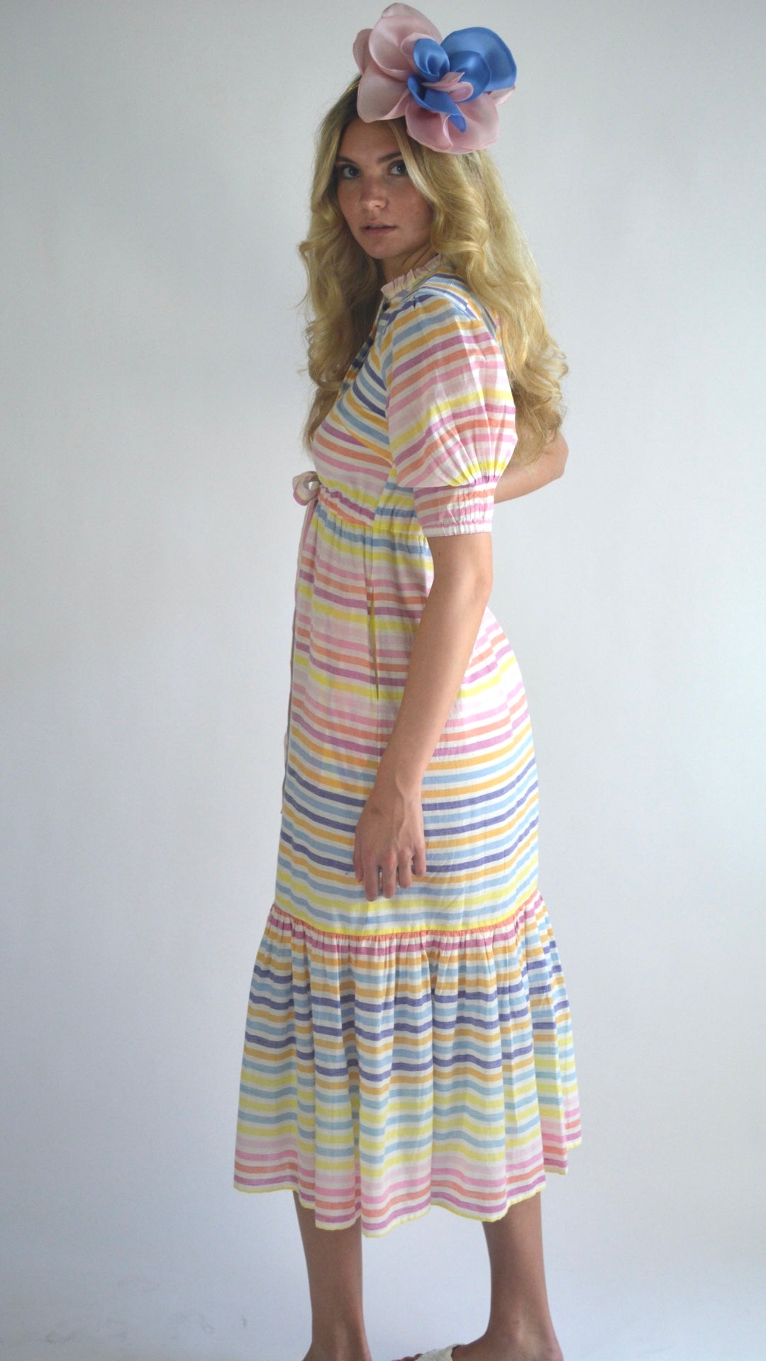 Banjanan- Betty Dress in Candy Stripe