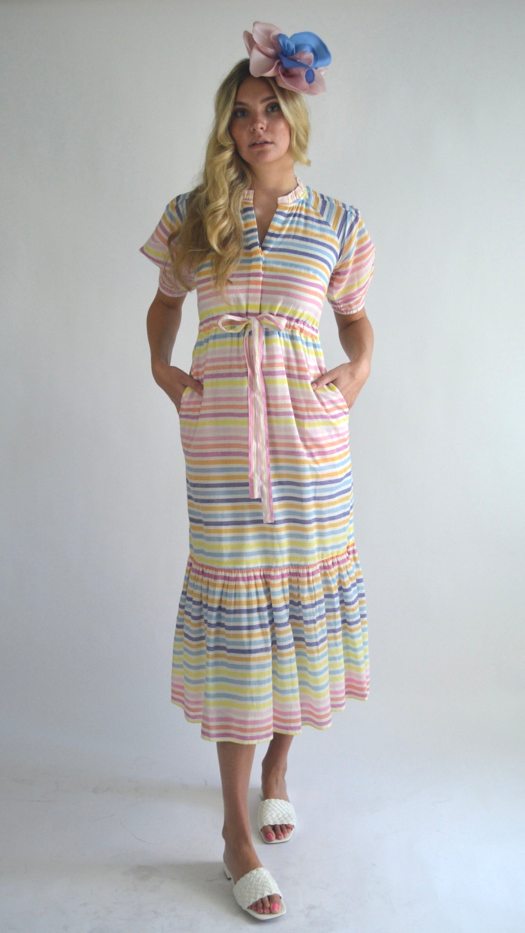 Banjanan- Betty Dress in Candy Stripe
