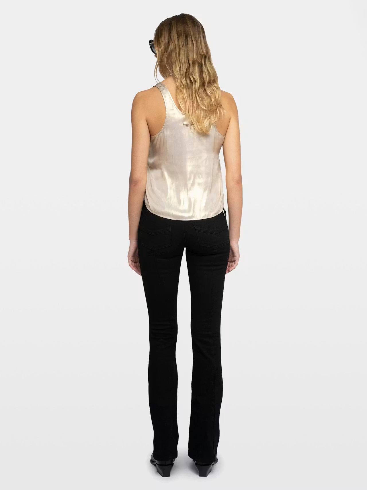 Zadig & Voltaire - Tarys Satin Tank Top - Gold