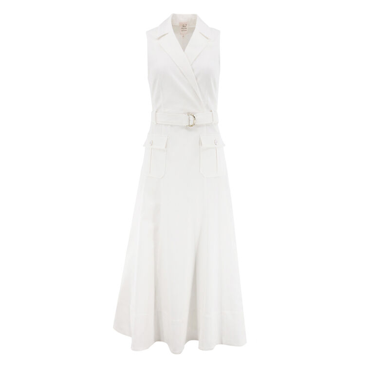Cinq a Sept - Lenessa Denim Dress - White