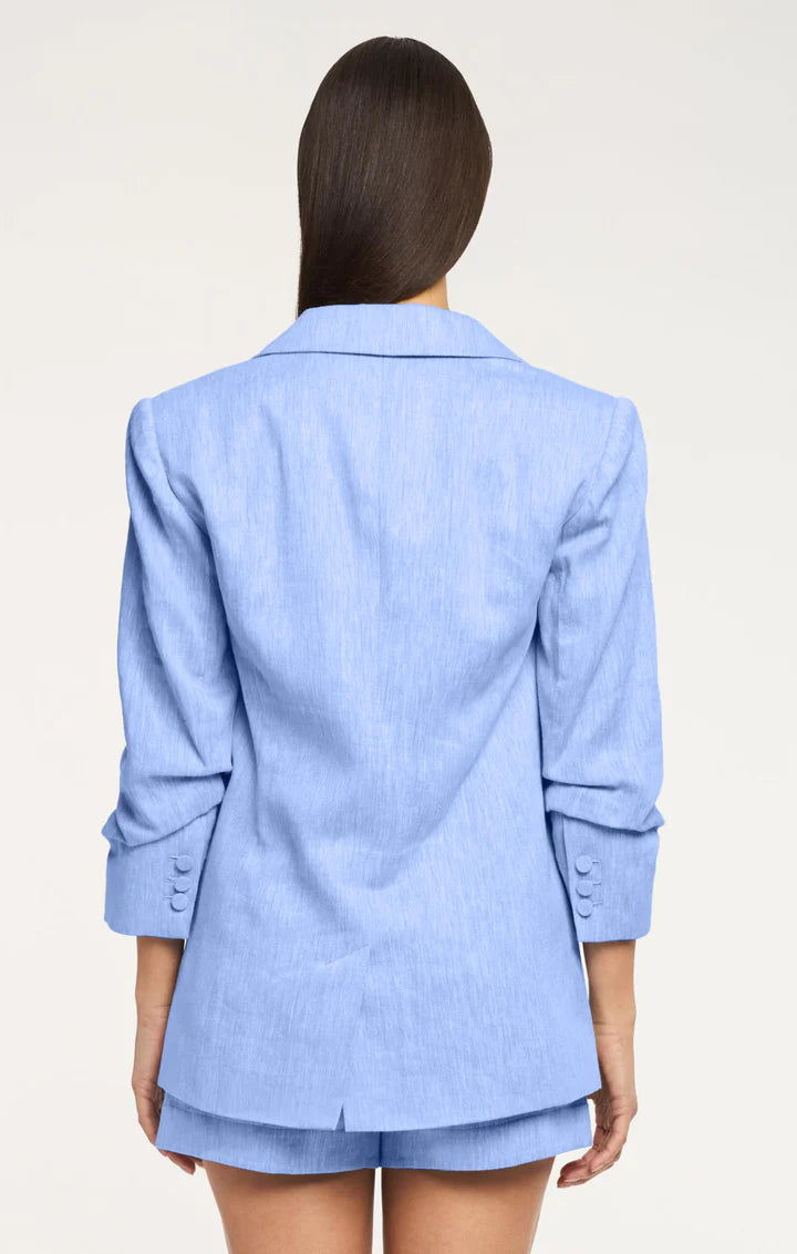 Cinq a Sept - Linen Suiting Kylie Blazer - Ultramarine