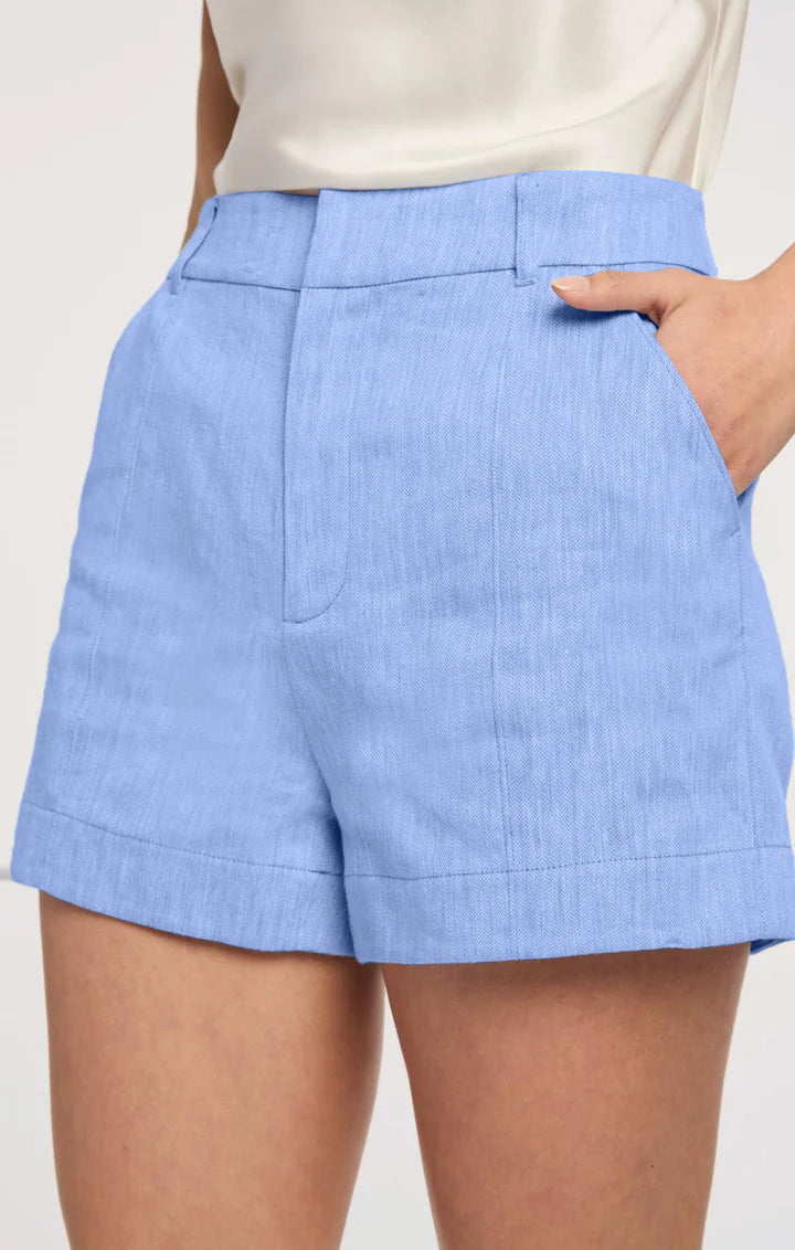 Cinq a Sept - Linen Suiting Tora Short - Ultramarine
