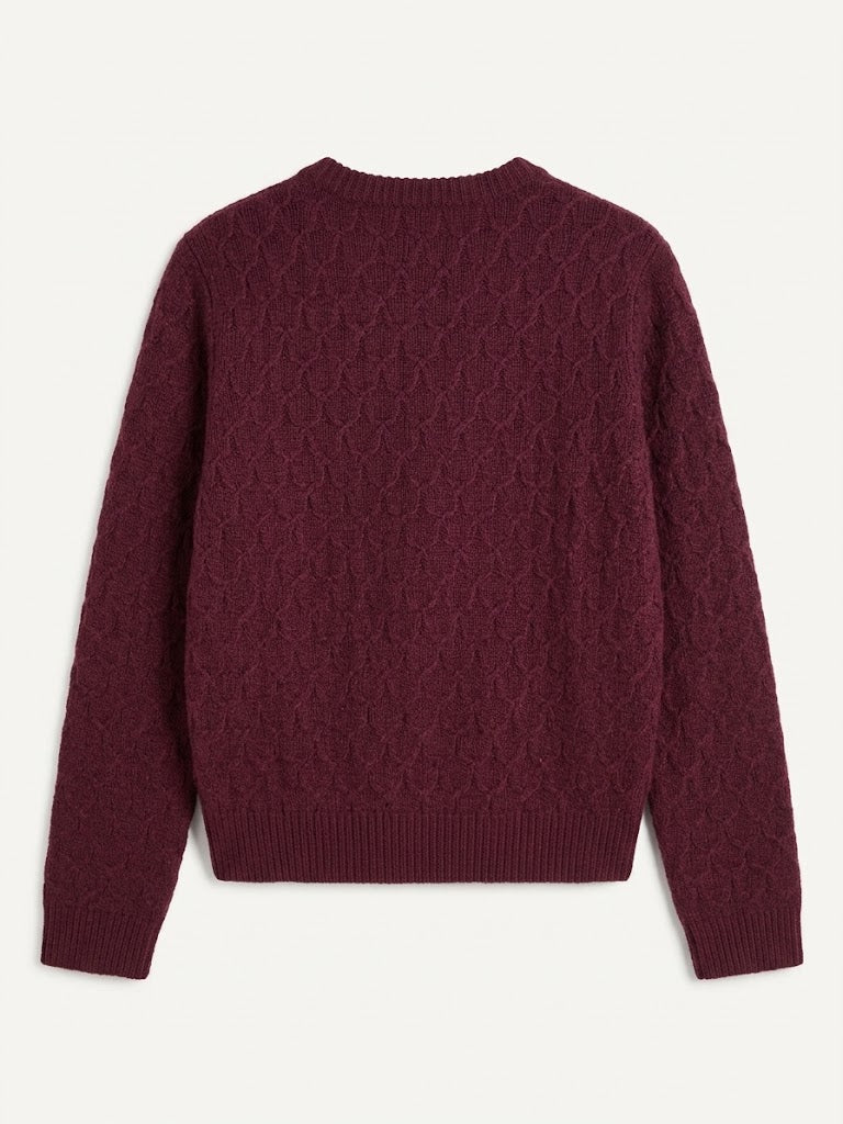 W. Cashmere - Aurelia Cardigan - Cherry