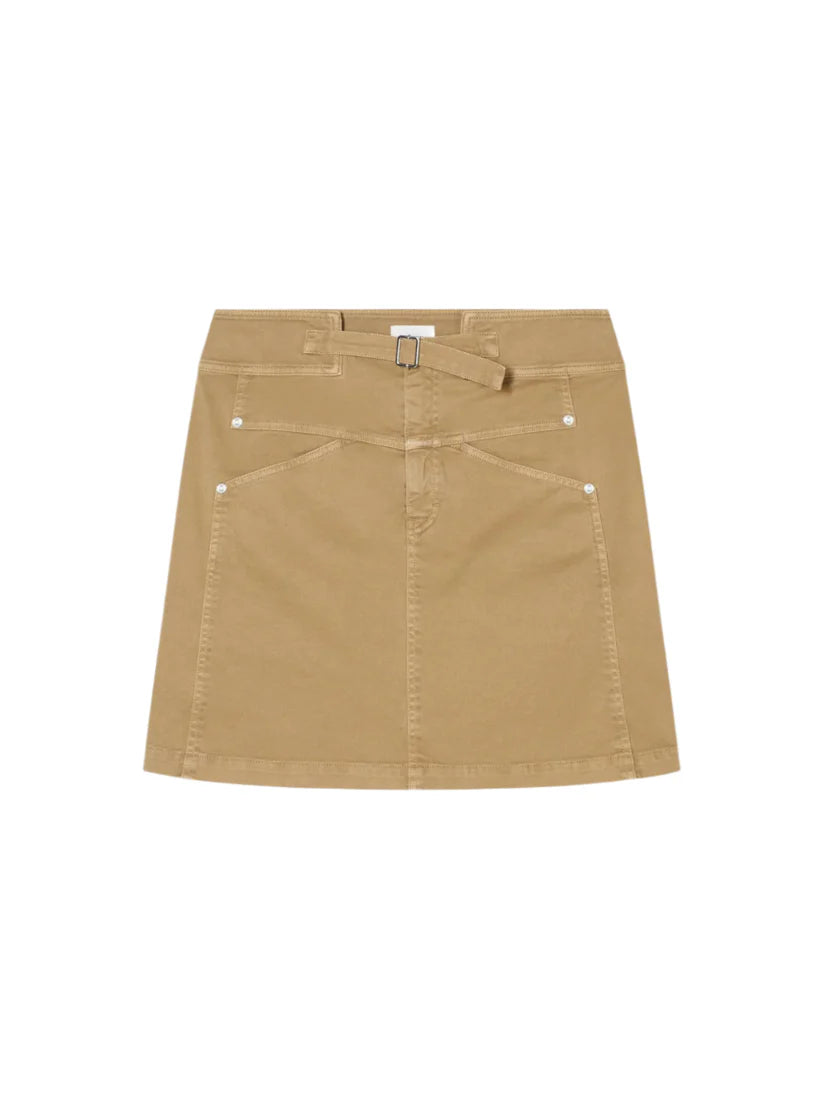 Closed - Belted Skirt - Urban Beige