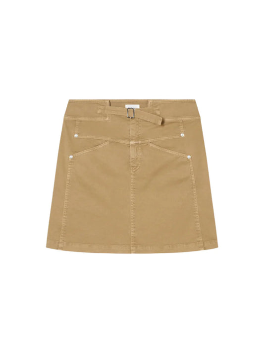 Closed - Belted Skirt - Urban Beige