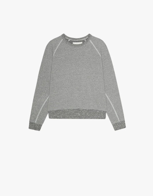 The Great - Fleece Rookie Sweatshirt - Dark Heather