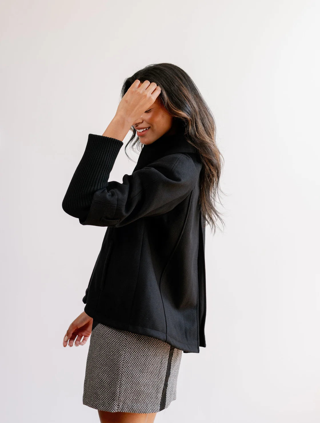 Kristina Collins - Saratoga Coat - Black