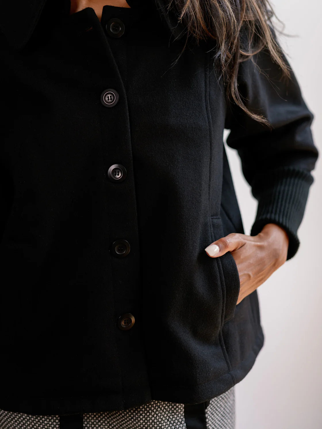 Kristina Collins - Saratoga Coat - Black