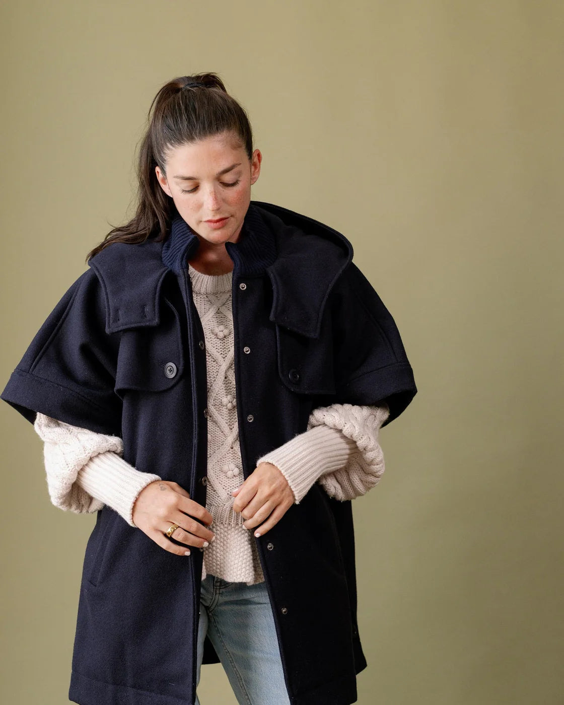 Kristina Collins - Hudson Coat - Navy