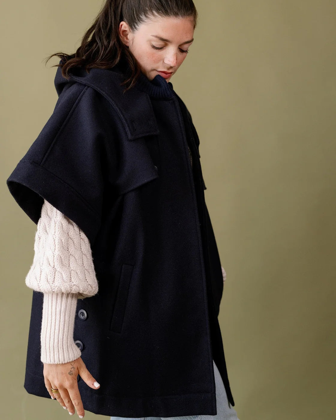 Kristina Collins - Hudson Coat - Navy