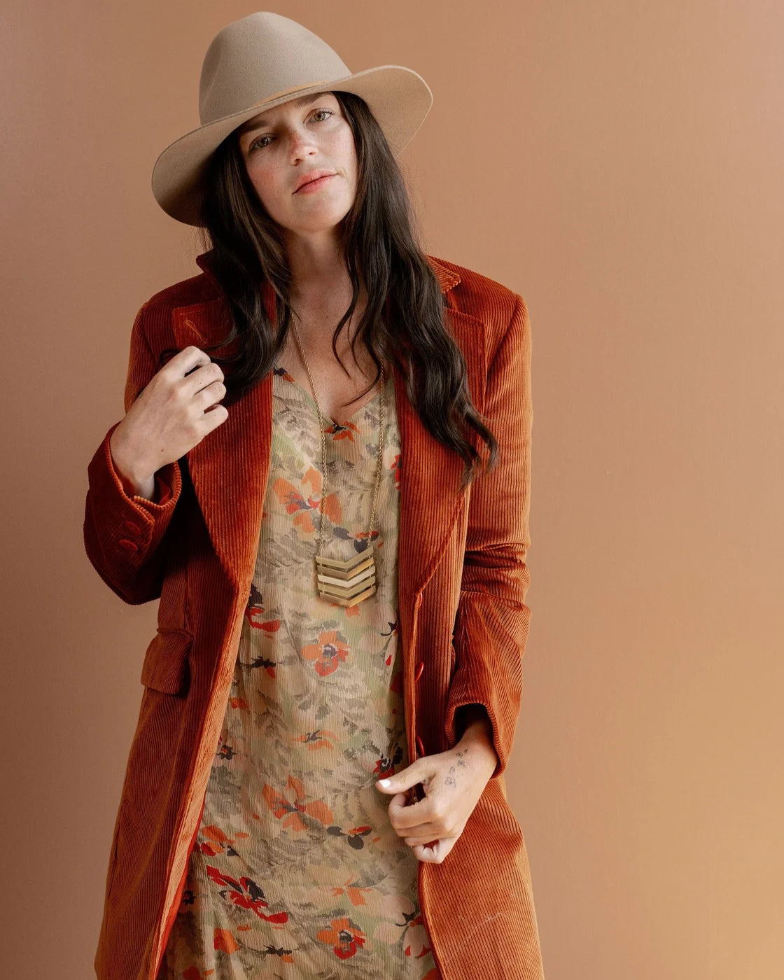 Kristina Collins - Charlie Jacket - Cinnamon