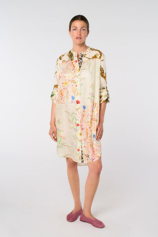 La Prestic - Open It Dress - Mix Orange Botanists