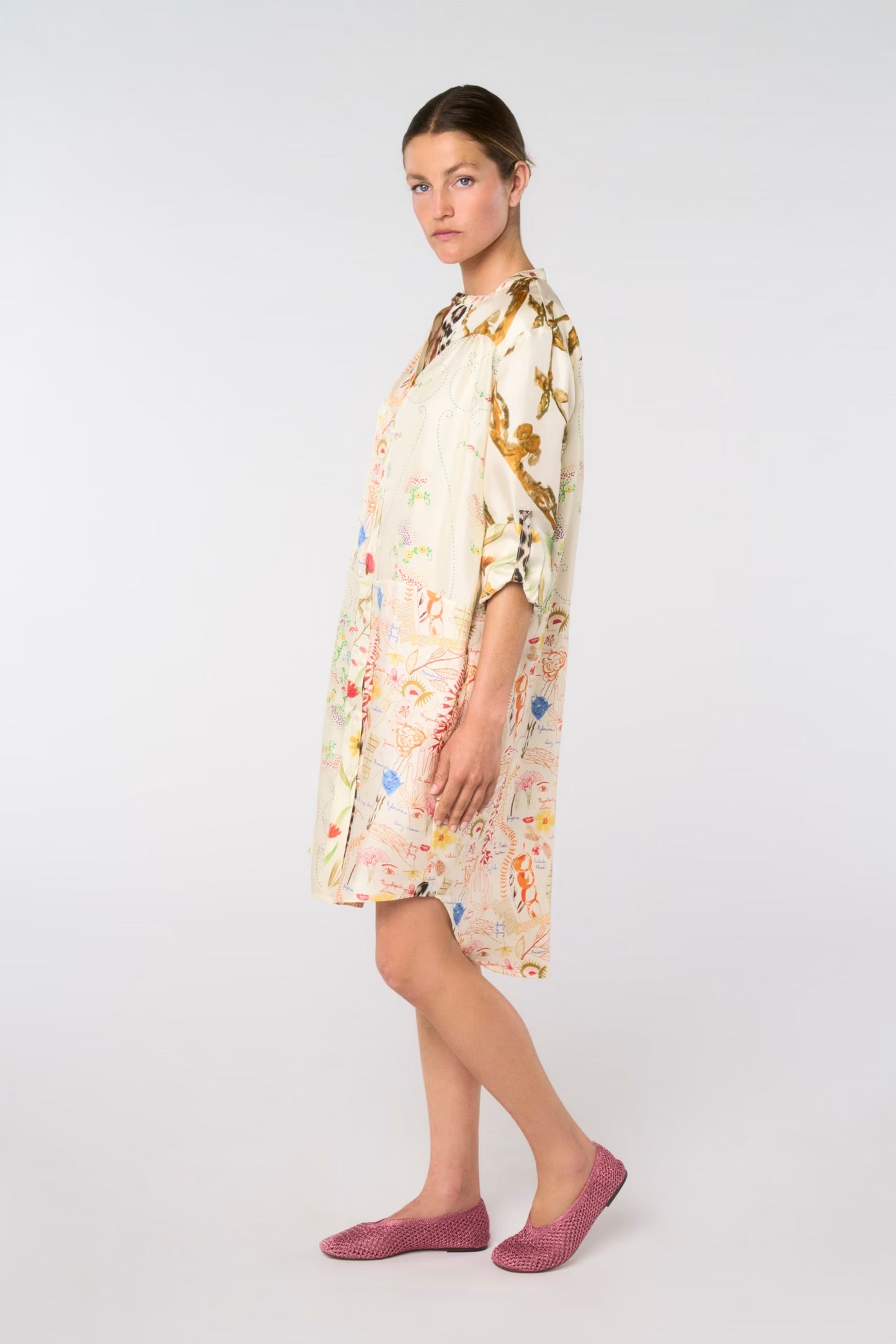 La Prestic - Open It Dress - Mix Orange Botanists