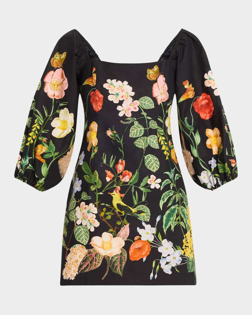 Cara Cara Montauk Dress-Nectar Black
