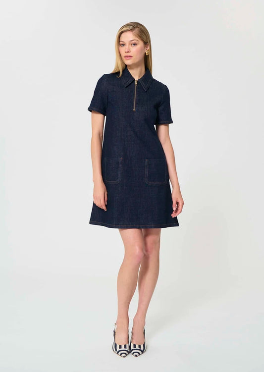 Tara Jarmon Rubine Denim Dress
