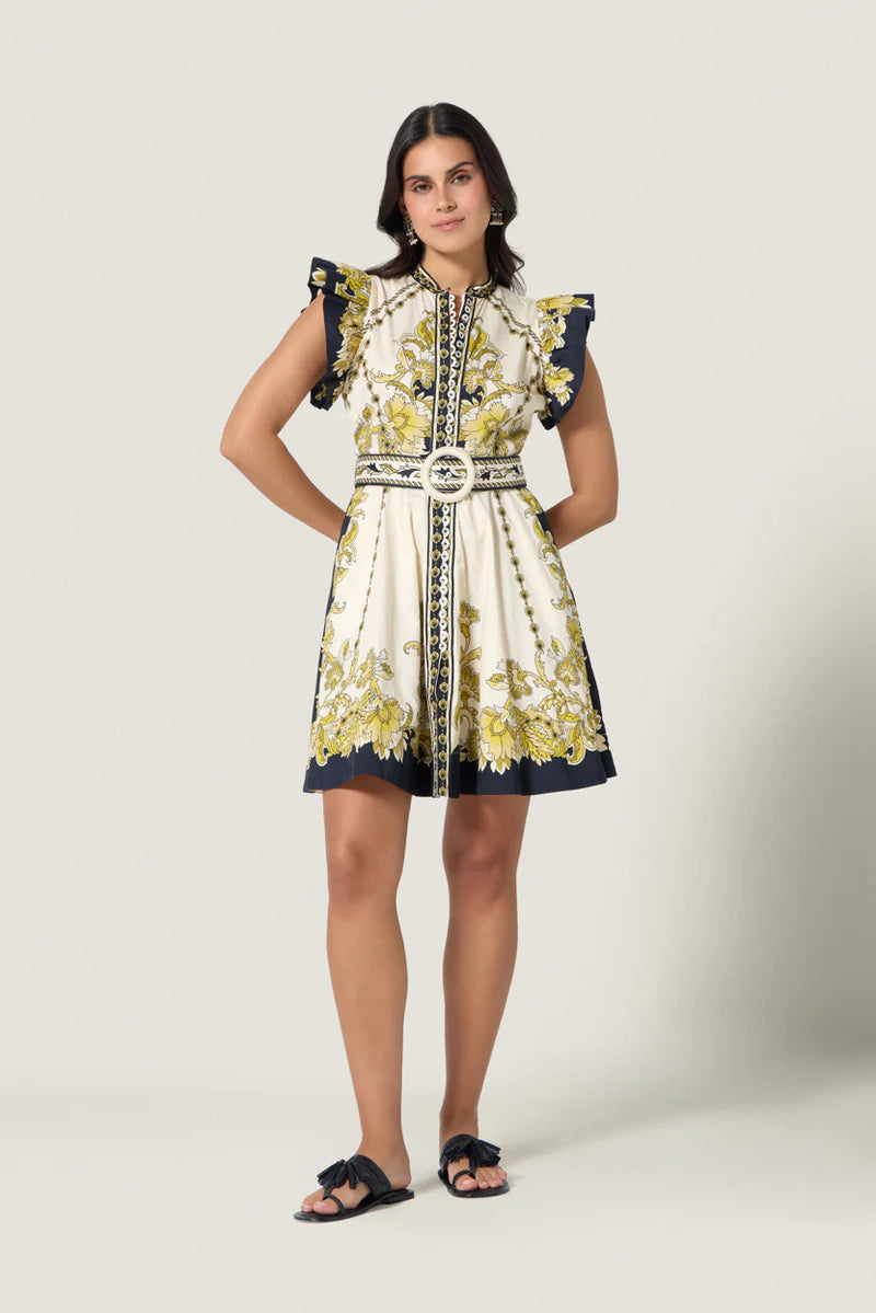 Scarlett Poppies Baronessa Dress Black and Gold