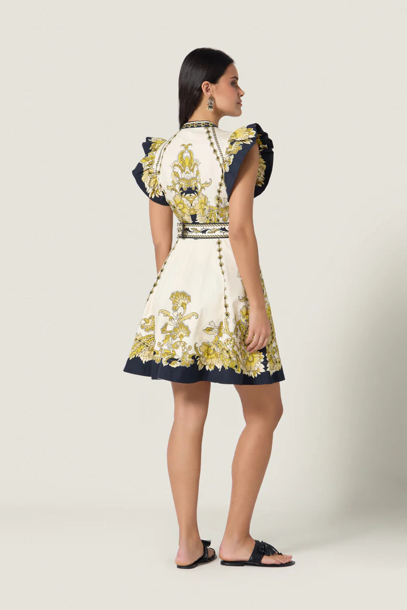 Scarlett Poppies Baronessa Dress Black and Gold
