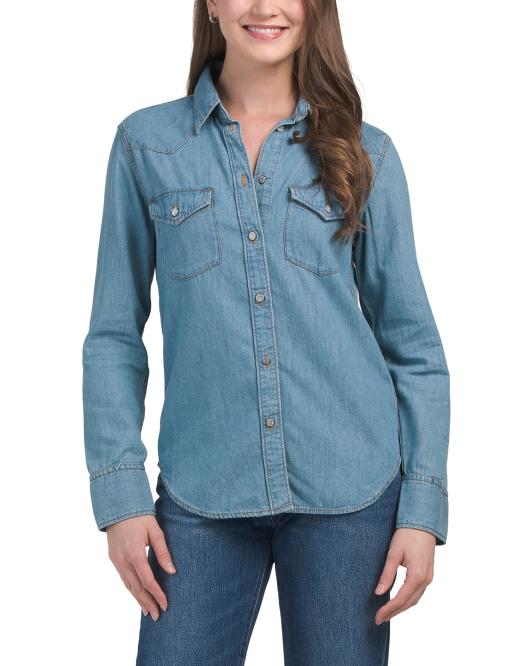 Zadig & Voltaire - Thelma Denim Eco Shirt - Light Blue