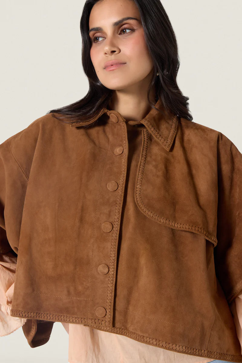 Scarlett Poppies Vontel Cape in Camel