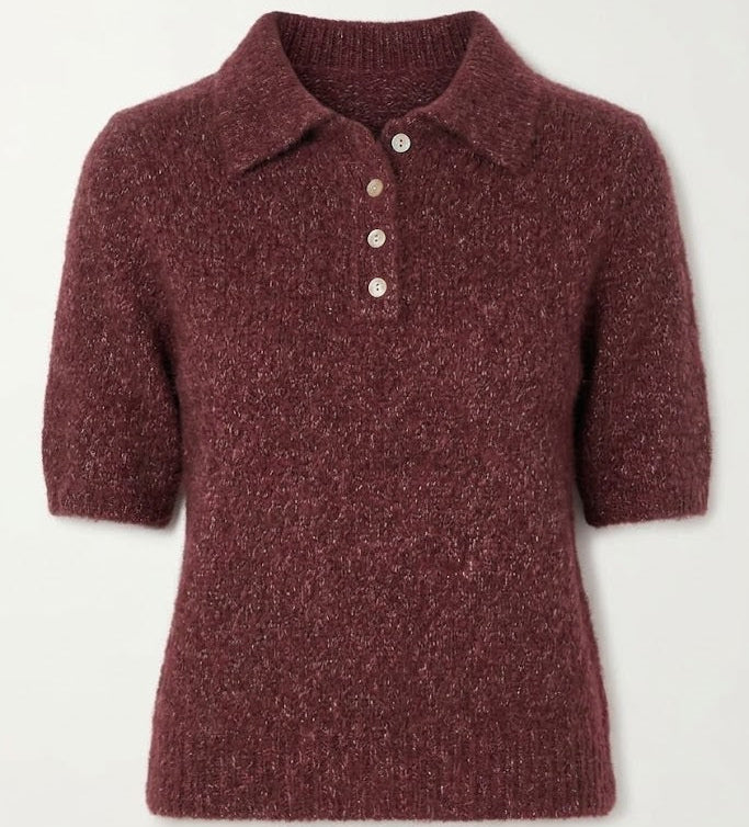 W. Cashmere - Luna Polo Short Sleeve - Vixen