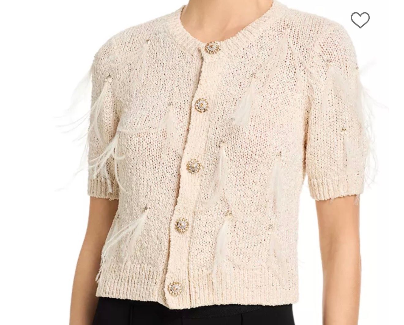 Cinq a Sept Coralie Cardigan in Natural